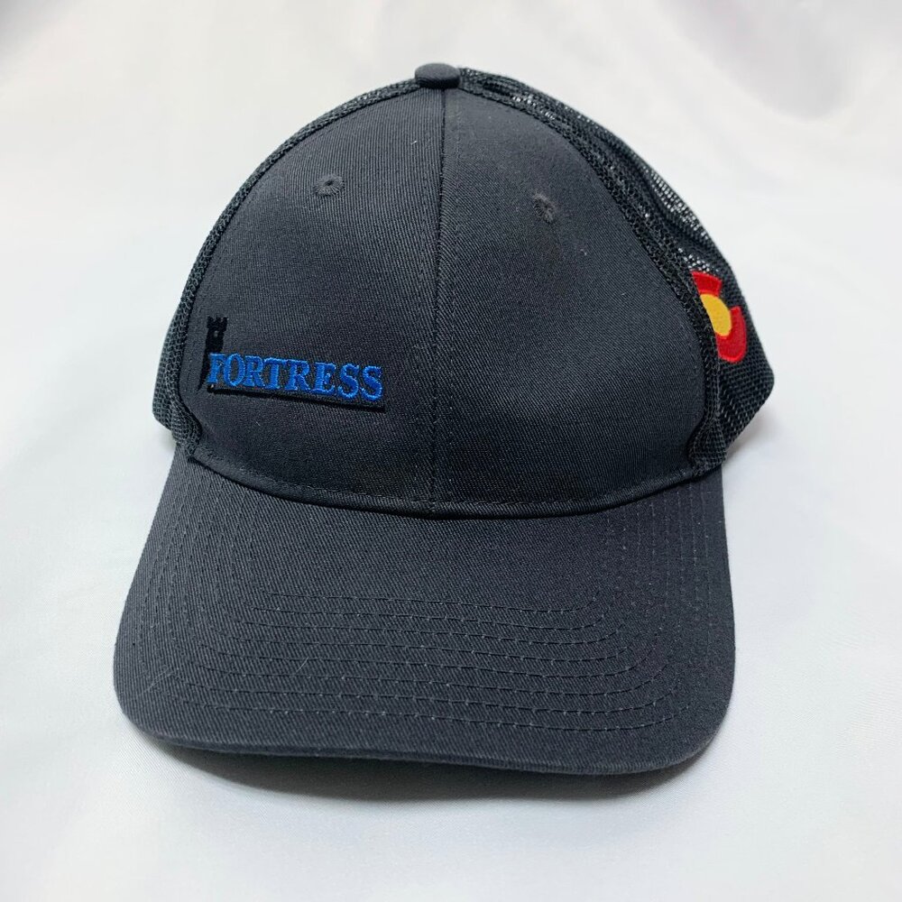 NWOT Port Authority Fortress Dark Gray Adjustable Mesh Hat w/ Colorado Logo